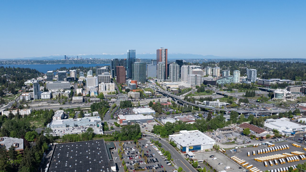 Bellevue, WA city view for chimney service coverage