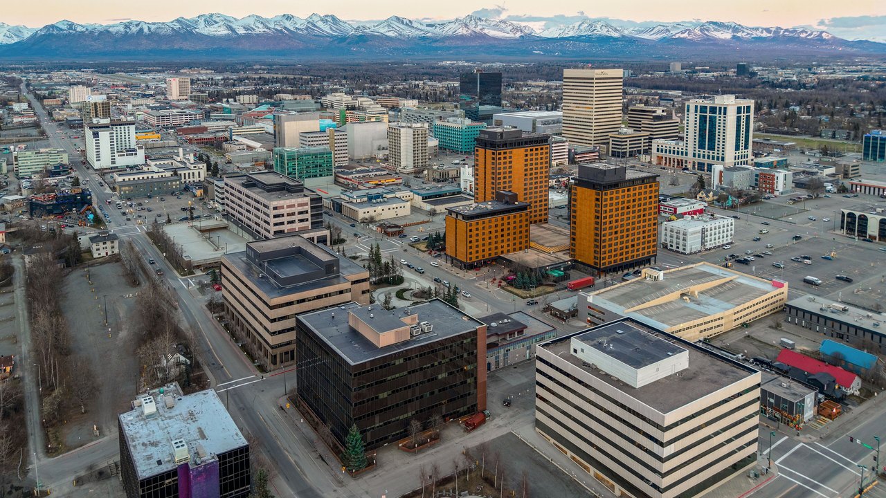 Anchorage, AK city view for chimney service coverage