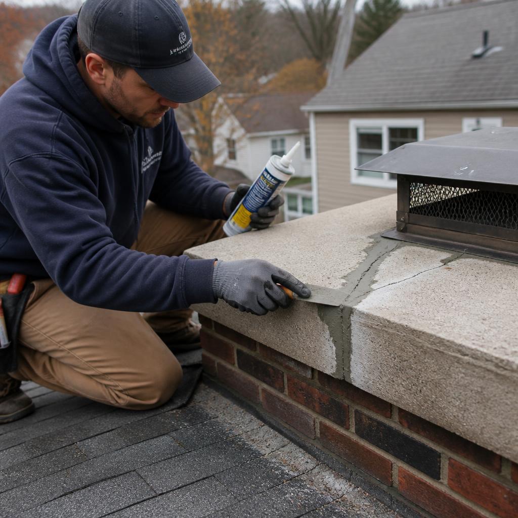 Chimney Crown Repair & Sealing